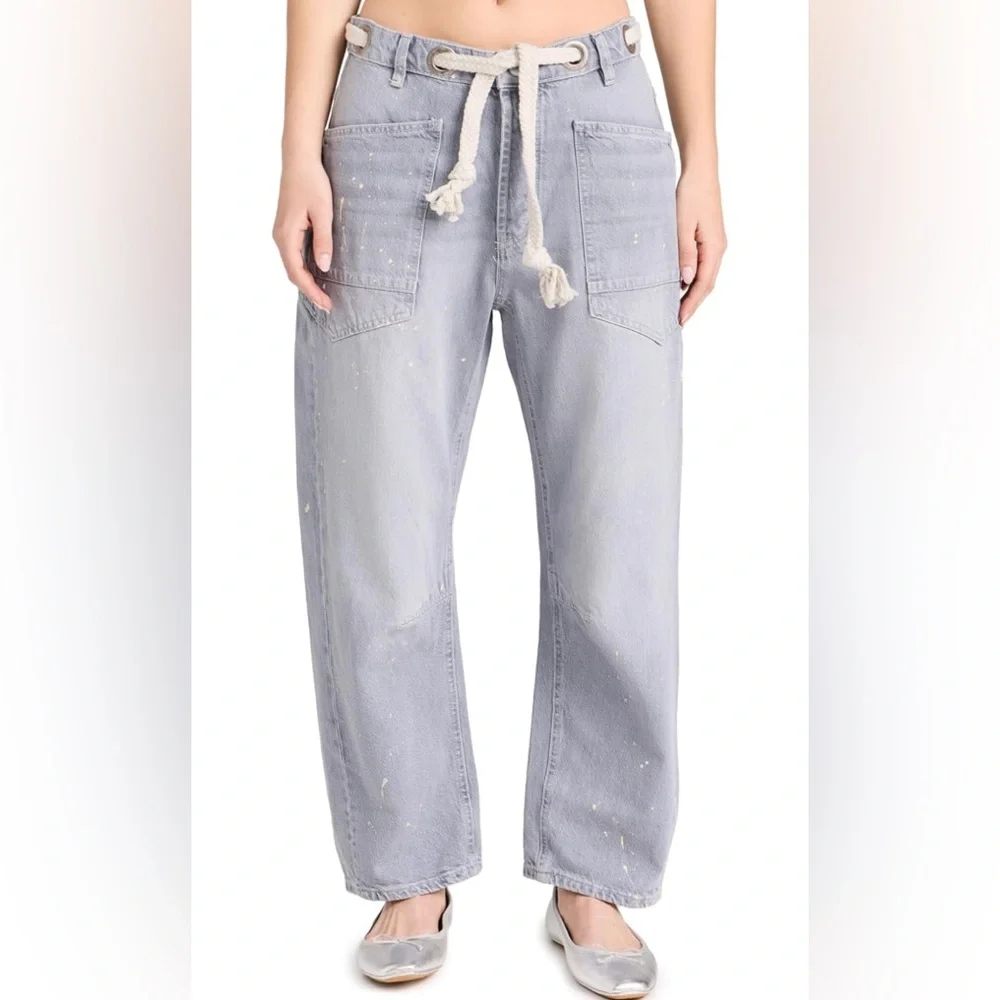 Free People Moxie Barrel Jeans 31 - Picture 1 of 4